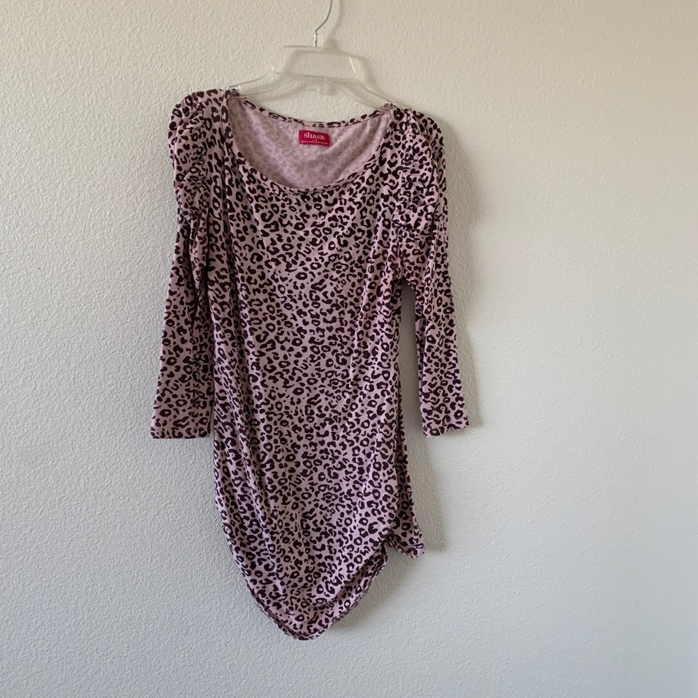 Shasa pink leopard print